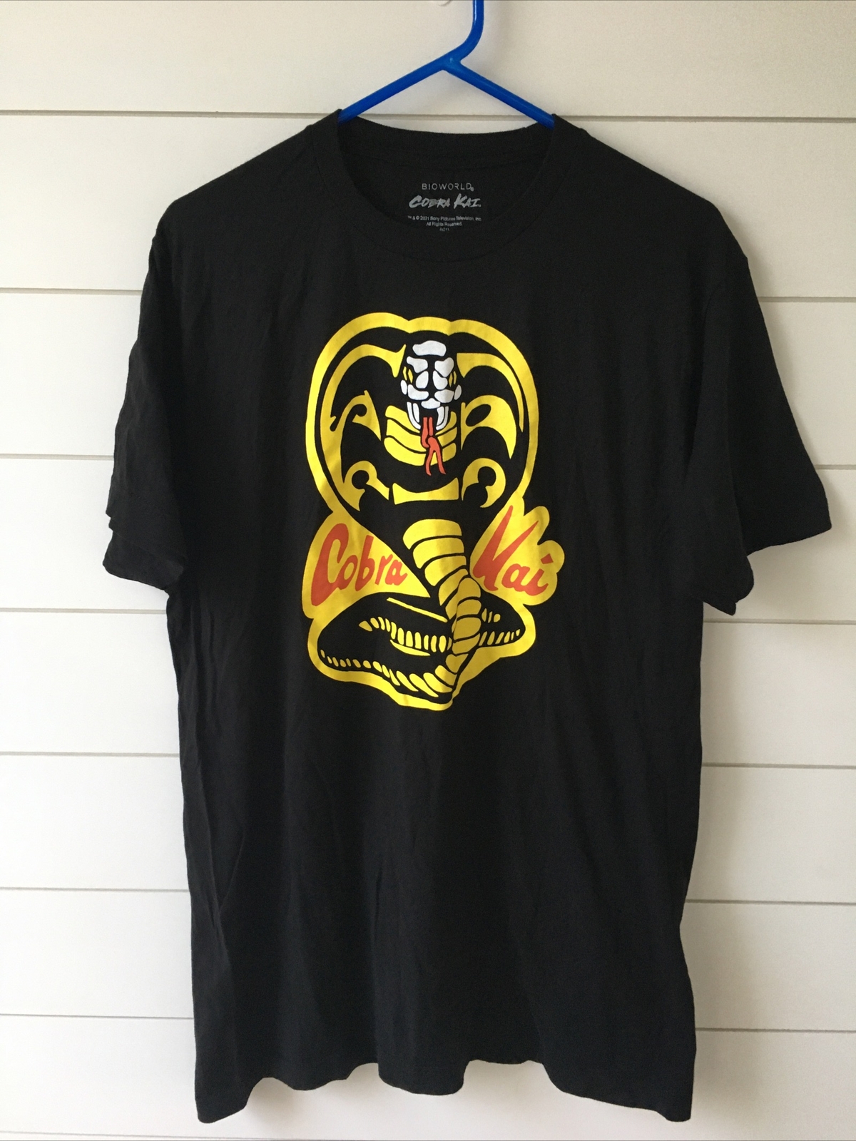 Cobra Kai Shirt Karate Kid Gear Dojo Tee shirt Black,… Gem