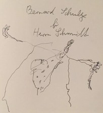 Bernard Schultze signiert Zeichnung Katalog Unterschrift Signatur Autogramm