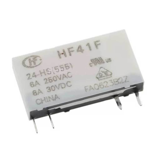 HongFa Relay HF41F 5-HS HF41F 12-HS HF41F 24-HS 6A 4Pins HF HF41F HS Relay - Picture 4 of 4