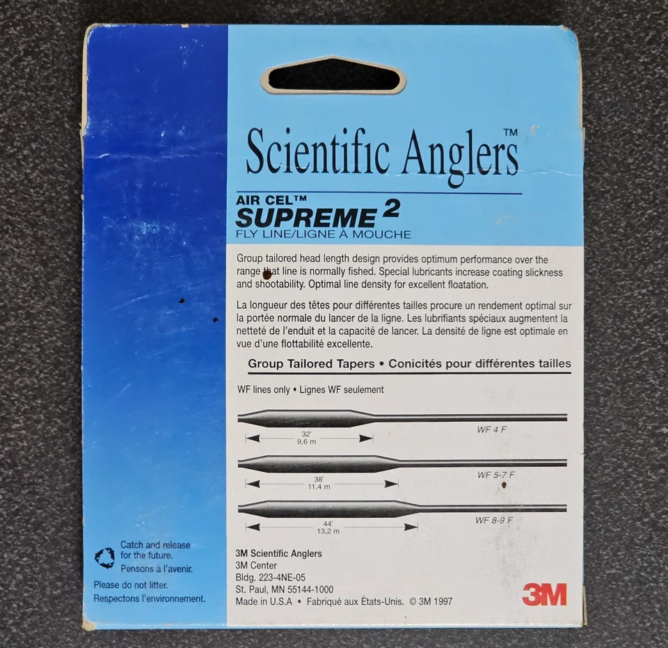 Fly Line Orange DT-8-F Scientific Anglers Air Cel Supreme 2 Floating - Image 2 of 3
