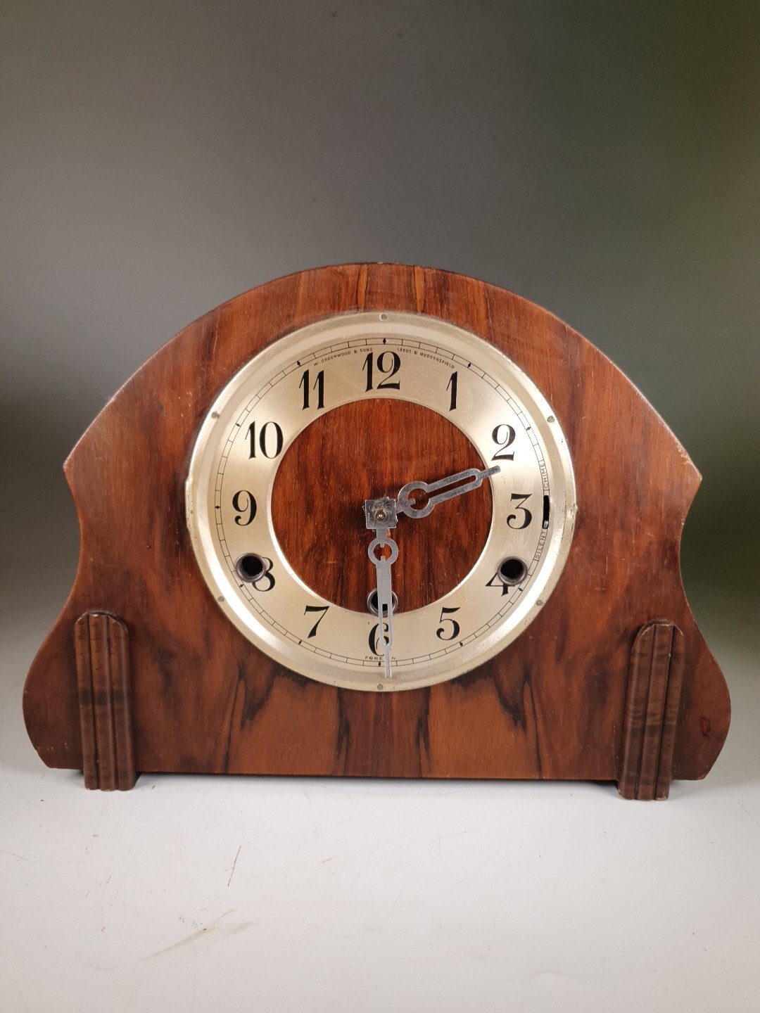 Vintage Mantel Clock For Restoration Repair Parts