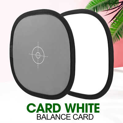 12'' Grey Card White Balance Card 2 In 1 Kit 18% Exposure Card Photo Gray Card.