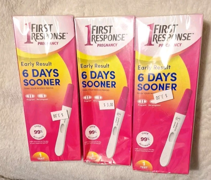 3 First Response Pregnancy Test, Early Results. Expiration Date 0821