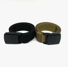 2 Automatic Buckle Nylon Outdoor Belt Men's 47 Inches Long