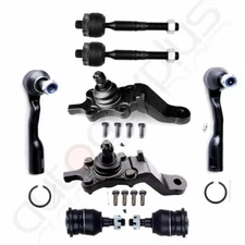 Front Ball Joints Tie Rods Set Suspension Kit For 2000-2002 Toyota Tundra 8pcs