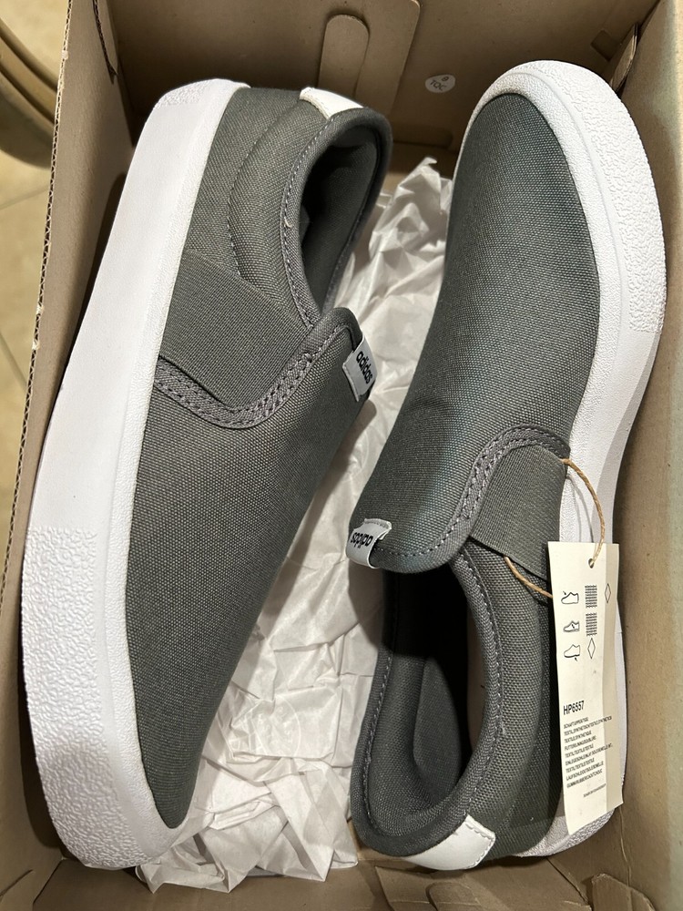 Adidas Vulcraid3r Slip On Skateboarding Gray Grey Men HP6557 Vulc Size 9.5