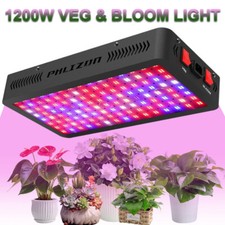 1200W Grow Light Full Spectrum LED Hydroponics Growing Lamp for Indoor Veg Bloom