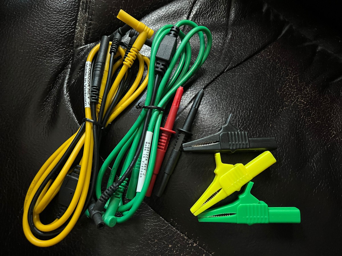 SNAP ON SNAPON SCOPE MULTIMETER OSCILLOSCOPE TEST LEADS ALIGATOR