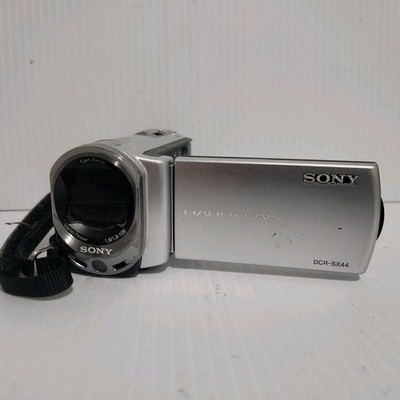 Sony Handycam DCR-SX44 Digital Camcorder Camera Silver - Working No Charger 