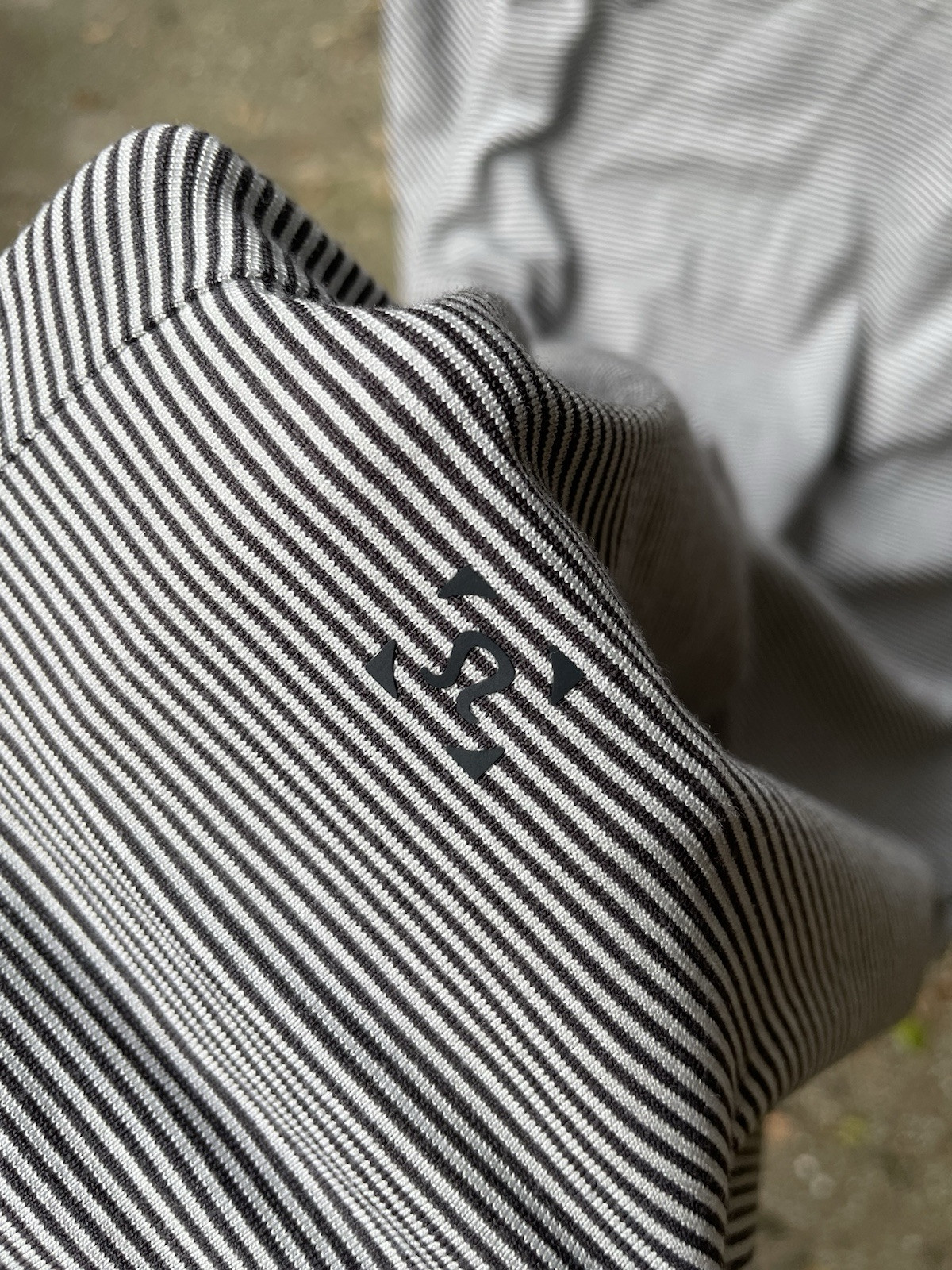 Lululemon Evolution Polo Size Small Thin Stripes … - image 6