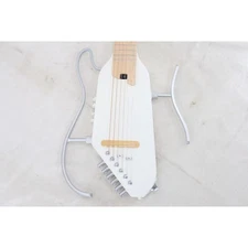 DONNER HUSH-I PRO Used Maple+Mahogany body White w/Gig case