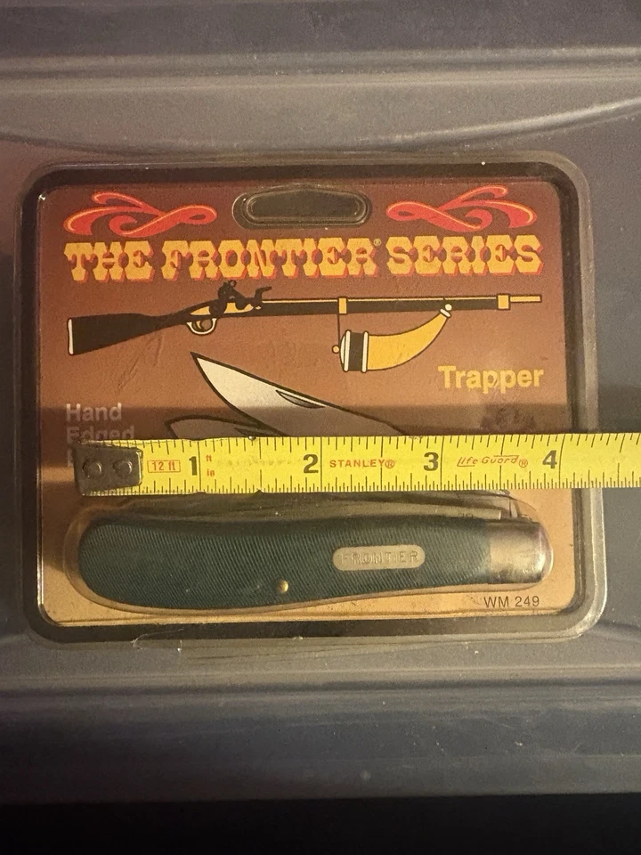 1994 Schrade Imperial Trapper 2 Лезвия Большой Stockman Неиспользованный С Упаковкой Новый из старых запасов - Изображение 4 из 4