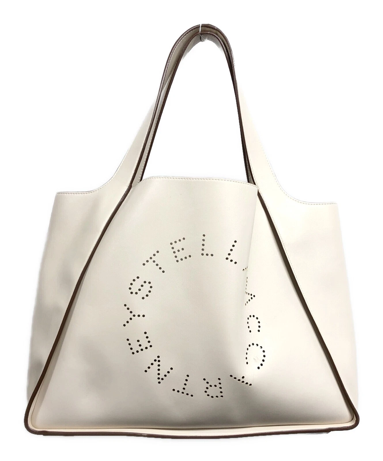 Stella McCartney — STELLA McCARTNEY Stella Logo Tote Bag 502793W8542 Beige #TFB7073