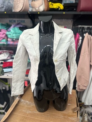 Jml Lederjacke Damen Woman Gr.40 Weiß LLV1800