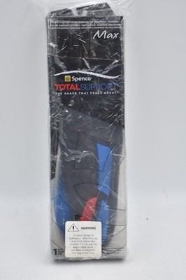 Spenco Total Support Max Insoles Size 3 - Men's  8-9.5 / Women's 9-10.5