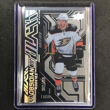 2022-23 Spx Nhl Hunter Drew Ud Black Obsidian Rookie Base 262/499