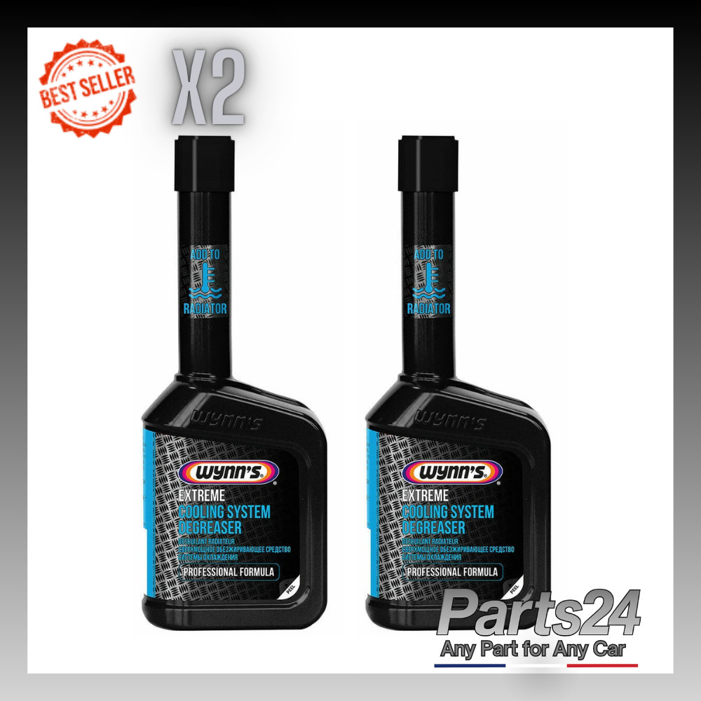 2x Wynns Extreme Radiator Cooling System Degreaser Professional Formula 25541+CP