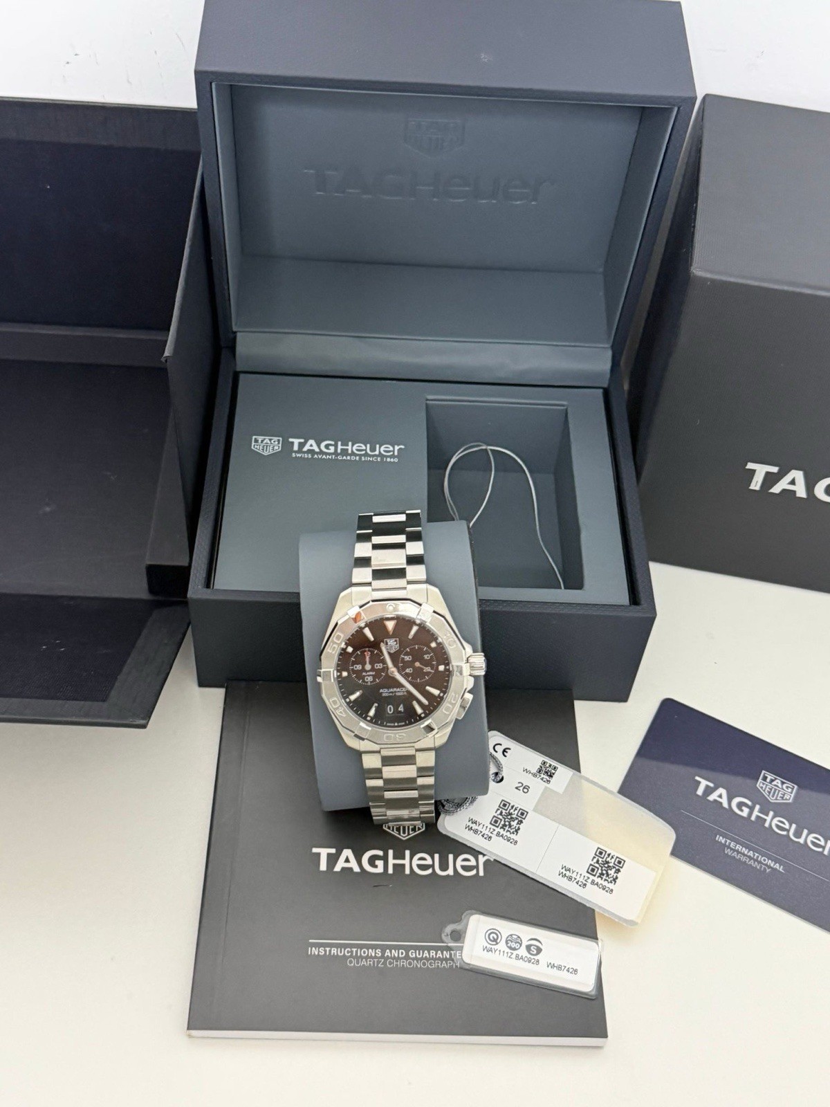 Watch - WAY111Z.BA0928 Heuer TAG Men's Aquaracer Black - vintagewatches.pk