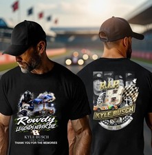 NEW!! RIP Kyle Busch #8 (1985-2026) Memorial T-Shirt NASCAR Racing Clothing!!