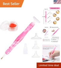 Multifunctional Handmade Diamond Painting Pen in Pink - Perfect for All Ages