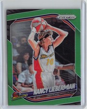 2025 Panini Prizm WNBA #34 Nancy Lieberman Green Prizms