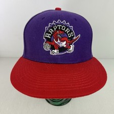 Mitchell  Ness Toronto Raptors NBA Licensed Snapback Hat Purple/red