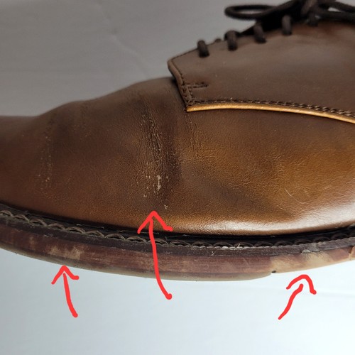 Van Heusen Garrett Mens Dress Shoes Lace Up Size 12M Brown - Picture 16 of 17