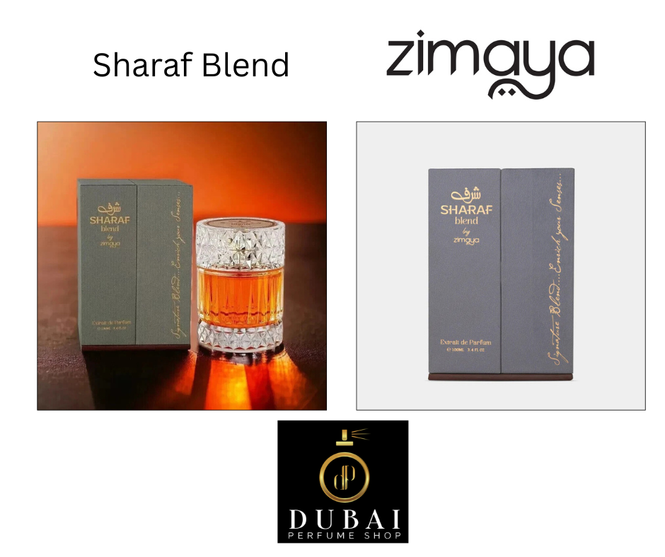 Sharaf Blend Perfume by Zimaya Unisex 100ml EDP Dubai Luxury Scent Oriental Oud