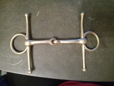 Used full cheek snaffle Bit 4 1/2 in mouth nickel