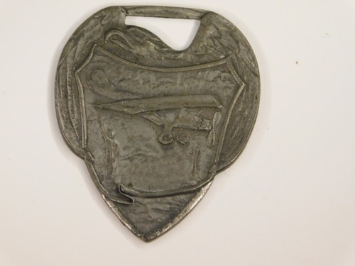 Alte Gedenkmedaille von Charles Lindbergh 1927 Soloflugmedaille oder Anhänger - Bild 1 von 6
