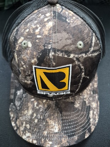 Bragg Crane Realtree Camo Hat Cap Snap Back Trucker Mesh