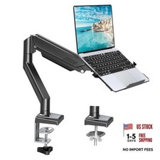 Laptop Stand for Desk, 2-in-1 Monitor Mount with Laptop Single Without Pole