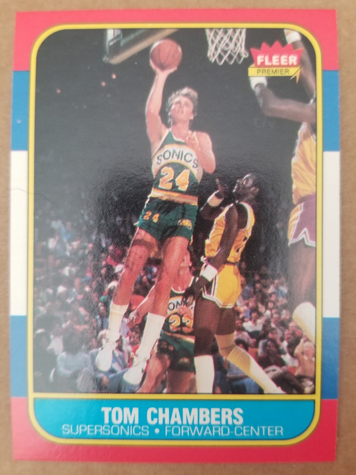 1986-87 Fleer Basketball - Tom Chambers #15 NM-MT
