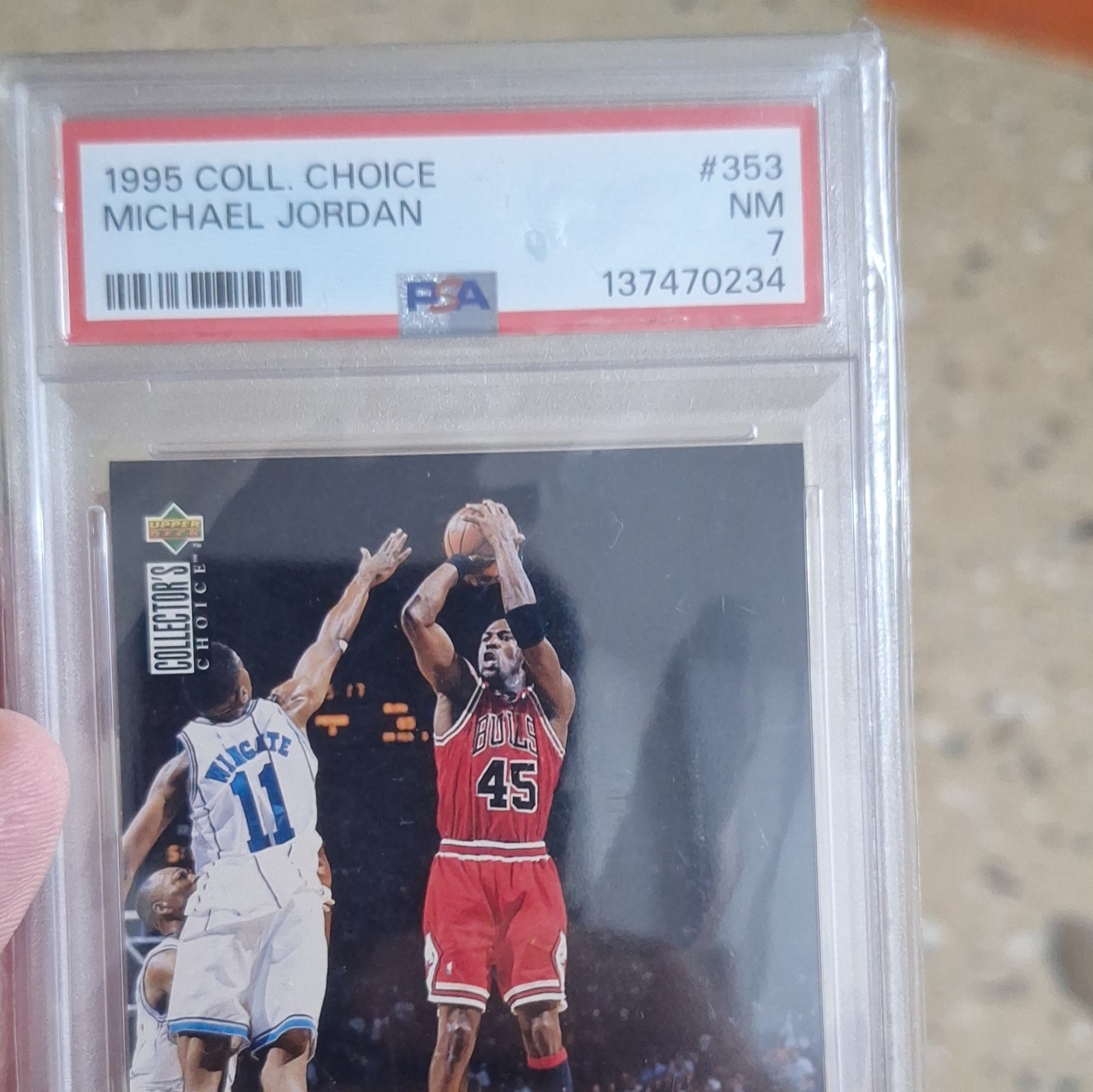 Michael Jordan Chicago Bulls PSA Graded Auto Card Lot (4) Hoops Upper Deck view 5