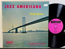 JAZZ AMERICANA 35 Great Artists LP TAMPA TP-11 MONO DG 1957 Jazz