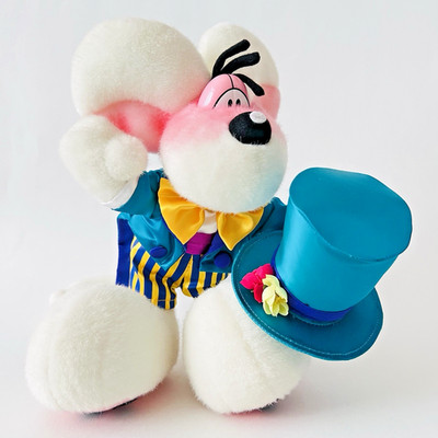 Vintage Diddl Mouse Circus Director Mouse Depesche Germany 10'' Rare Plush