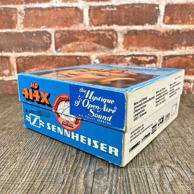 Sennheiser HD 414 Headband Headphones - Black/Yellow for sale