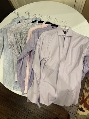 7 Jos A bank Reserve Dress Shirts 16-161/2 36-37 Worn Once