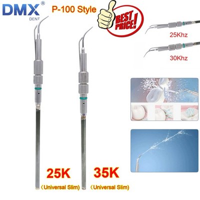 P-100 Style Cavitron Dental Inserts Tips Ultrasonic 25K/30K Slim Series insert