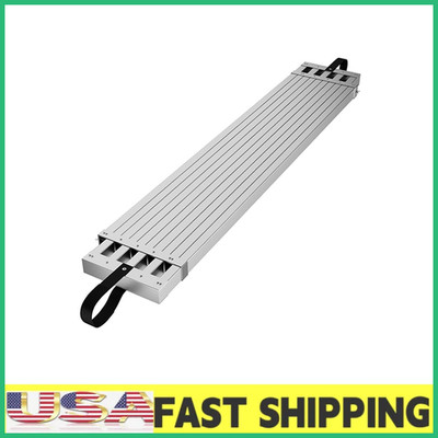  Aluminum Work Plank 6-9Ft Telescoping Extension Plank 440Lbs with Skid-Proof