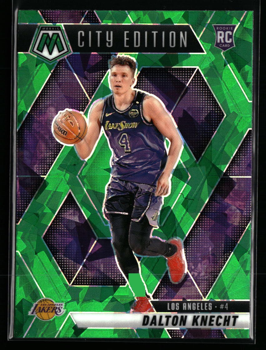 Dalton Knecht 2024-25 Panini Mosaic #271 Green Ice Mosaic Prizm Rookie Lakers
