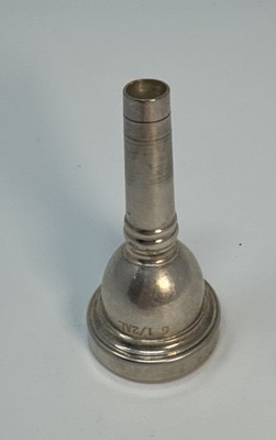 Vintage Trombone Mouthpiece 6 1/2AL Silver Plated Brass Standard Shank