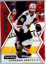 2024-25 Upper Deck Synergy Red Parallel Cameron Crotty RC #93