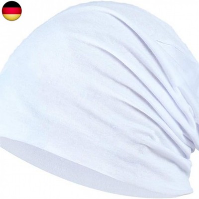Slouchy Beanie Mütze - Chemo Cancer Kopfbedeckung aus Baumwolle Schlafmütze T