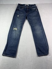 Levi's 514 Jeans Boy's Straight Fight Blue Denim Jeans Size 14 Reg 27x27 