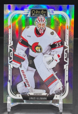 2025-26 O-Pee-Chee Platinum - Linus Ullmark #17 - Arctic Freeze /99