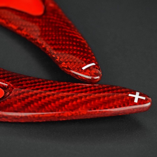 For Honda FIT 2007-2019 Vezel 15-19 Red Steering Wheel Paddle Shifter Extension - Picture 7 of 9