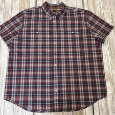 The Foundry Supply Co.  Men's Size 2XL Plaid Short Sleeve Shirt