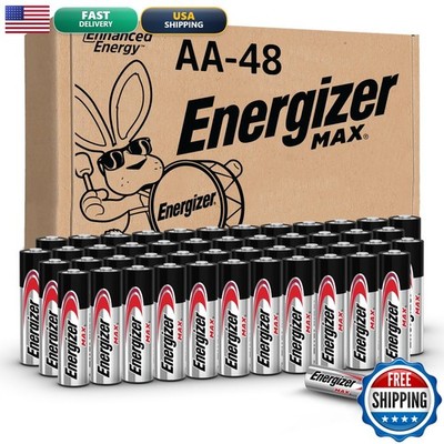 Energizer MAX AA Alkaline Batteries 48 Pack