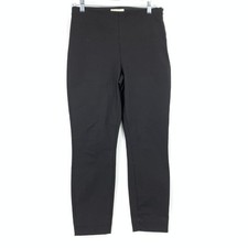 Everlane The Bi-Stretch Work Pant Womens Size 4 Black Side Zip Stretch Cotton